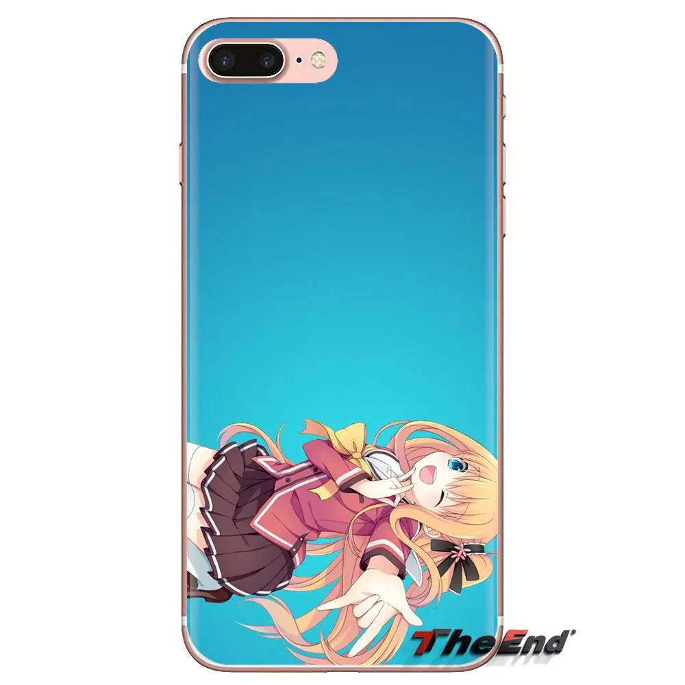 For iPod Touch Apple iPhone 4 4S 5 5S SE 5C 6 6S 7 8 X XR XS Plus MAX Mobile Phone Cover charlotte anime Nao Tomori x Otosaka Yu |