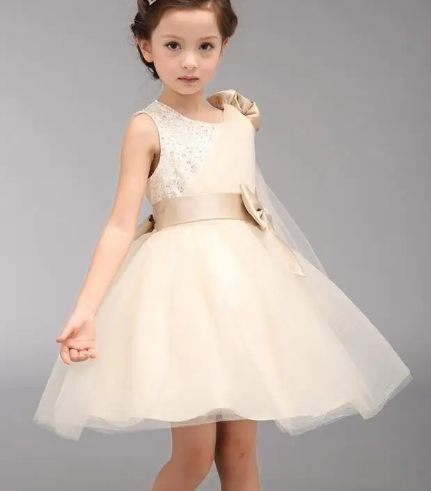 2017 летнее платье принцессы для маленьких девочек детская одежда свадебное