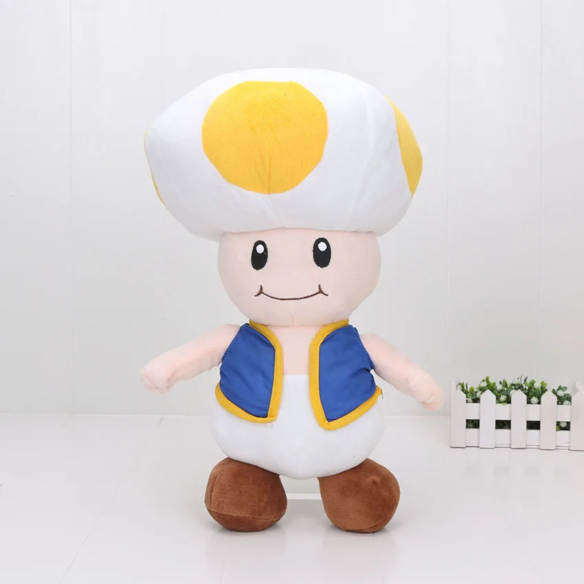 709 25cm Mushroom1 18-40 см аниме игры Super Mario Bros Плюшевые игрушки гриб жаба Yoshi Сухие Кости Koopa Iggy Мягкие плюшевые игрушки детские подарки - Цвет: 709 25cm Mushroom1