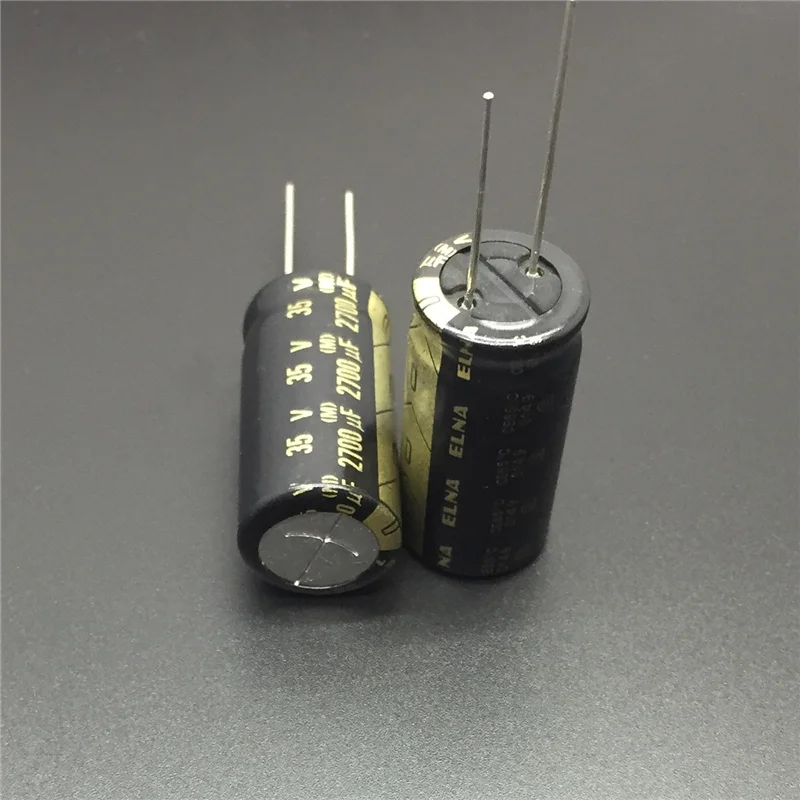 5 шт. 2700 мкФ 35V ELNA Япония 16x32 мм 35V2700uF высококачественный HIFI аудио конденсатор черное золото