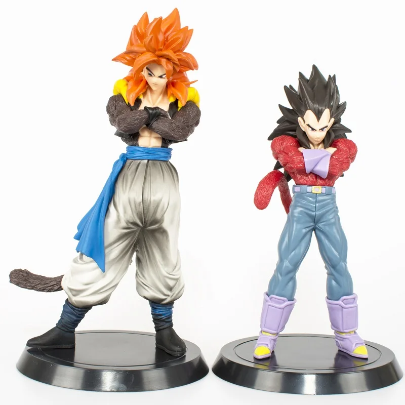 18-21 см Super Saiyan 4 Son Goku Vegeta Gogeta Аниме Фигурки игрушки Dragon Ball Z GT Коллекция Модель Brinqudoes