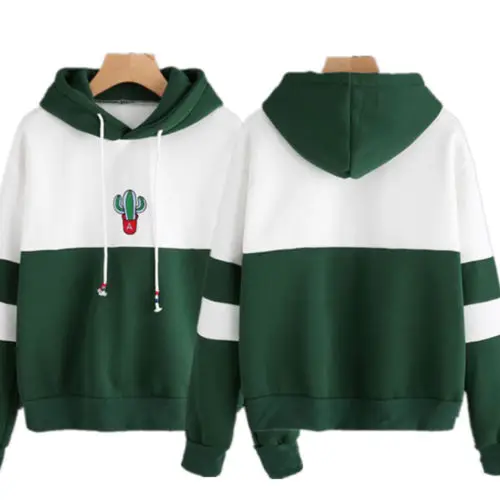 

Women Ladies Long Sleeves Printed Hoodies Hooded Sweatshirt Jumper Hooded Pullover Tops Coat Outwear