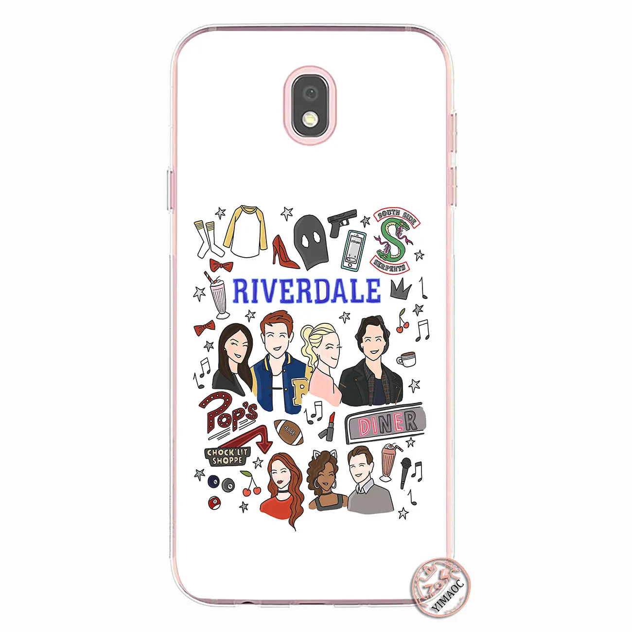 Ханука "South Side serpents" мягкий чехол для samsung Galaxy J8 J3 J4 J5 J6 J7 Duo A2 Core A5 A9 A8 A7 A6 плюс - Цвет: 4