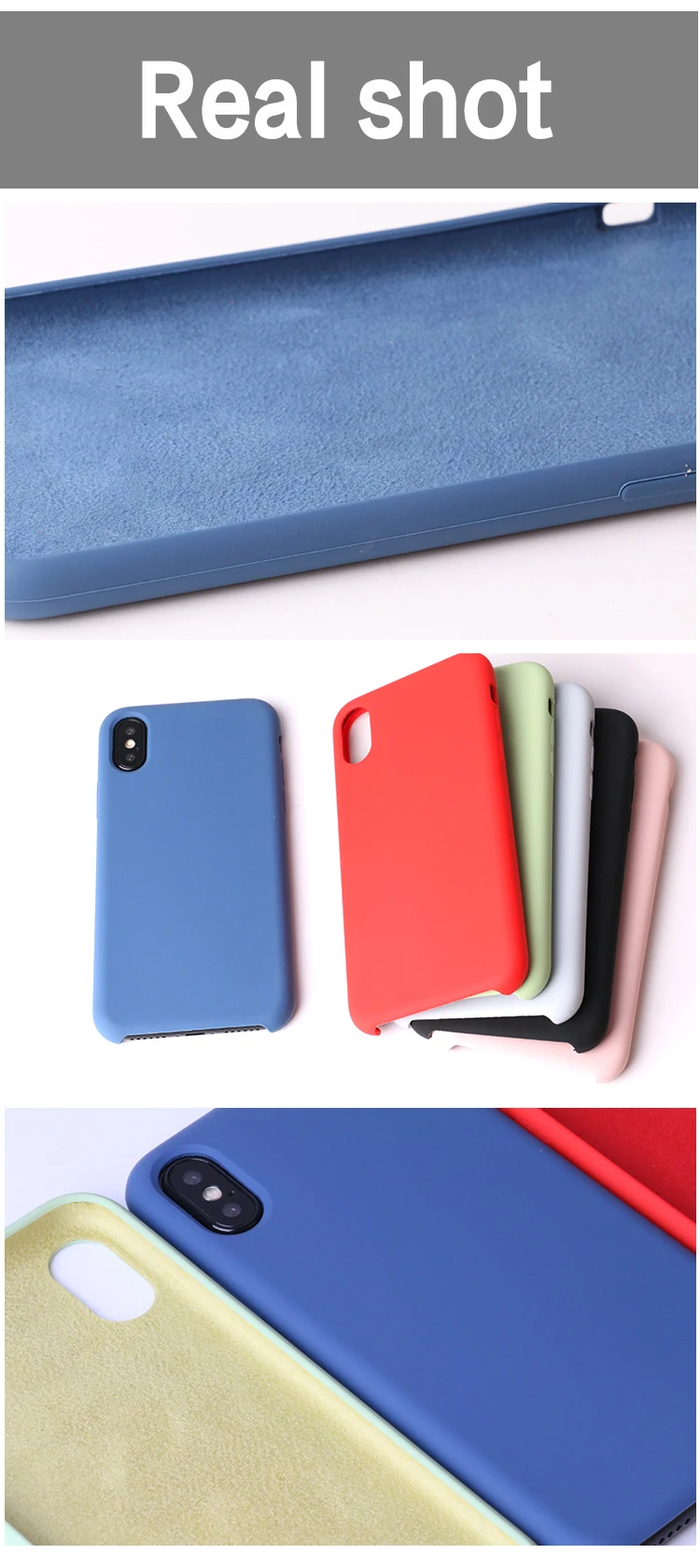 Ikase Store жидкий силиконовый чехол для мобильного телефона для iphone x xr xs max мягкое Сенсорное покрытие из микрофибры чехол для iphone 8 7 6 6s plus