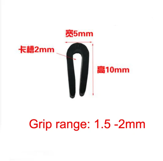 1 Meter U Shaped Rubber Sealing Strip Edge Trim Automobile Door Edge Guard For Glass Metal Wood Panel Board Sheet Cabinet - Цвет: 5x10mm
