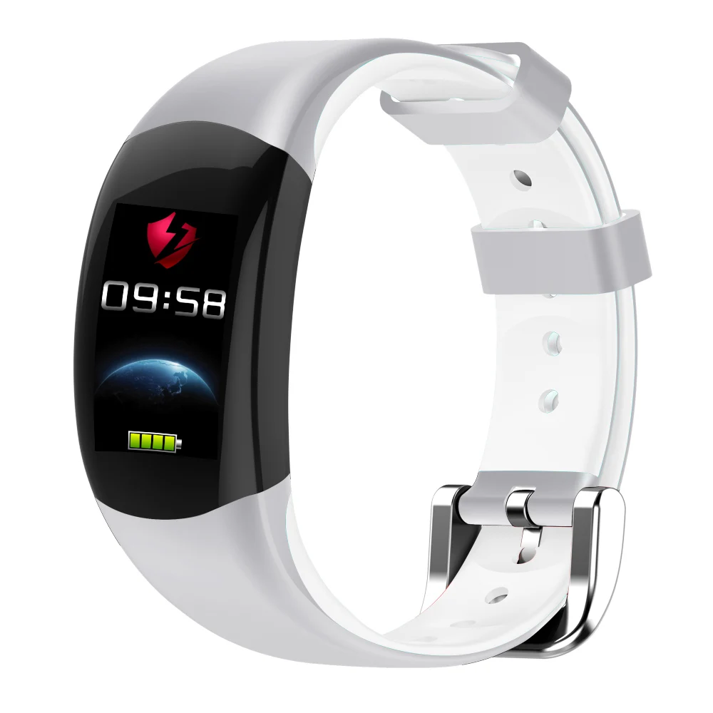 White LEMFO LT02 умный Браслет цветной lcd фитнес-браслет монитор сердечного ритма IP68 Водонепроницаемый Шагомер Смарт-браслет для pk Miband 2 3 - Цвет: White