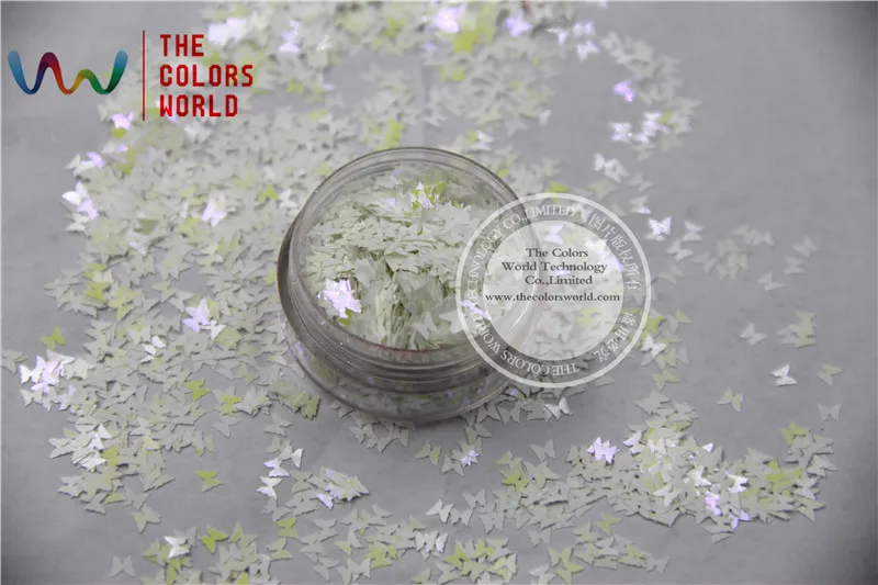 TCI14 перламутровые радужные белые цвета бабочка формирователь мм размер блеск для