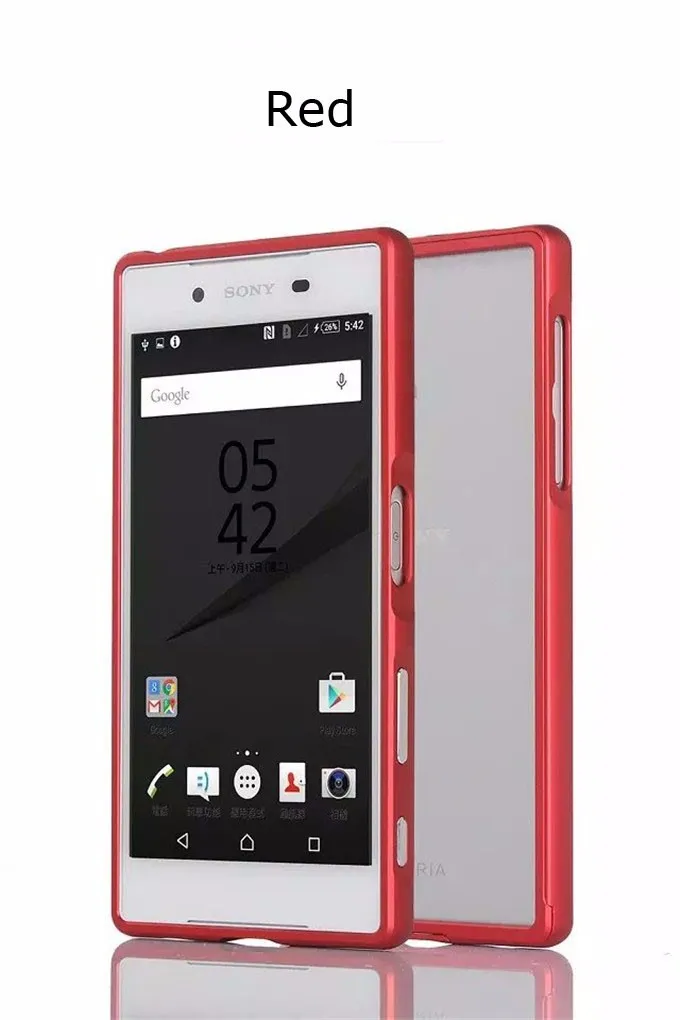 Для sony Xperia Z5 Compact чехол-бампер двойной гибридный тонкий пуш-ап металлический алюминиевый каркас крышка Fundas для sony Z5 Mini E5803 E5823