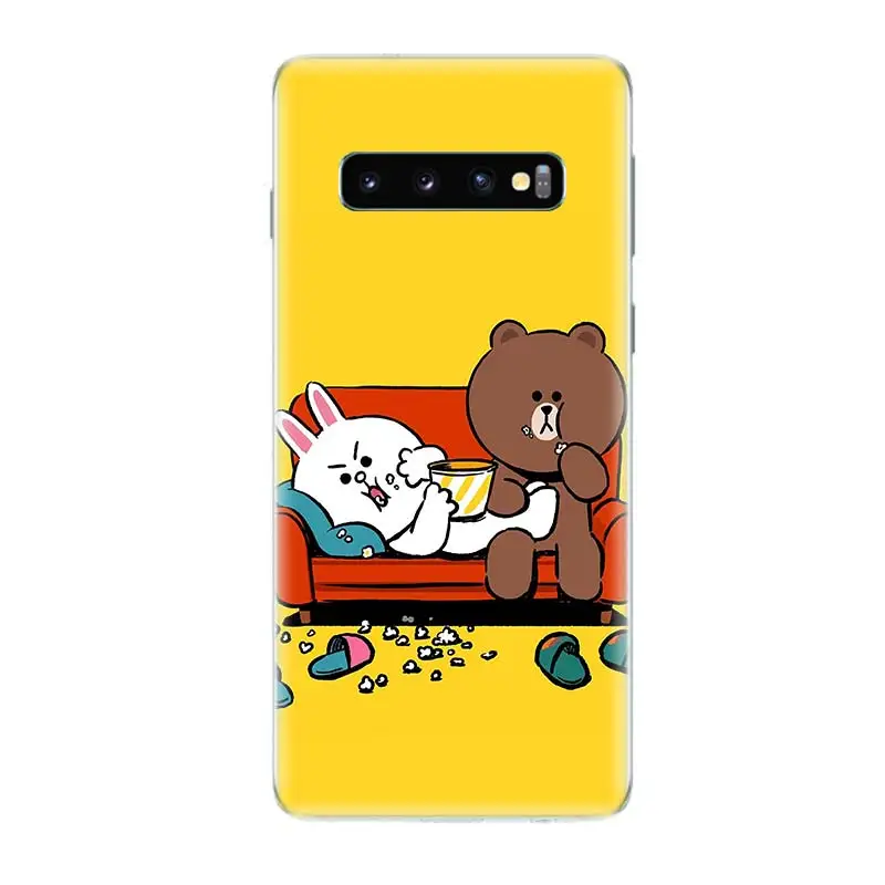 Медведь Друзья популярный мягкий чехол для телефона samsung Galaxy S10 плюс S10E A50 A70 A30 A10
