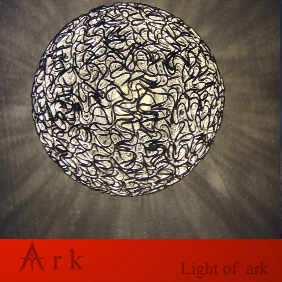 Светильник ark оригинальный новый современный серебристый алюминиевый