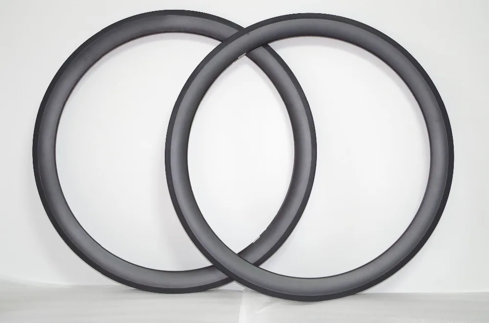 DEERACE 650C 50mm Carbon Road Bike Clincher Wheel Rims Bicycle Rim 23mm Width V Shape 20/24H | Спорт и развлечения