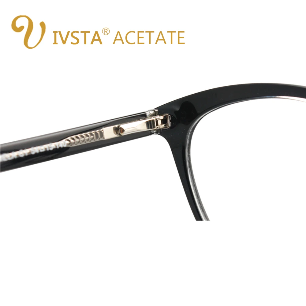 

IVSTA Cat Eye Glasses Women Tortoise Cellulose Quality Big Steampunk Tenis Optical Eyeglasses Demi Color Butterfly Pure Acetate