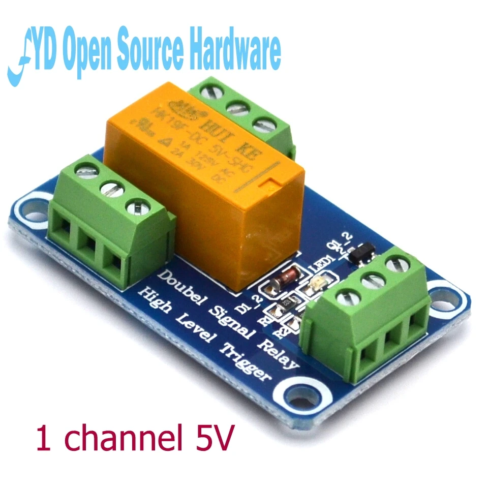 1 канальный модуль реле сигнала 5V двойной триггер 1A высокого тока|module 5v|relay modulemodule