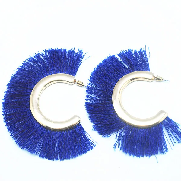 Очаровательные женские ювелирные изделия уха Новое кисточки в этническом стиле