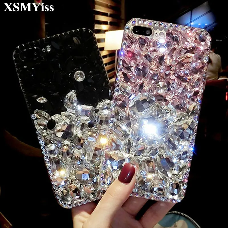 Для Samsung j8 j7 j6 j5 j4 2018 2016 A9 A8 A7 A6 A5 2017 Coque роскошный блестящий чехол со стразами |