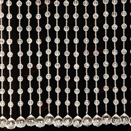 Бесплатная доставка! Высококачественная занавеска из красивых стеклянных бусин