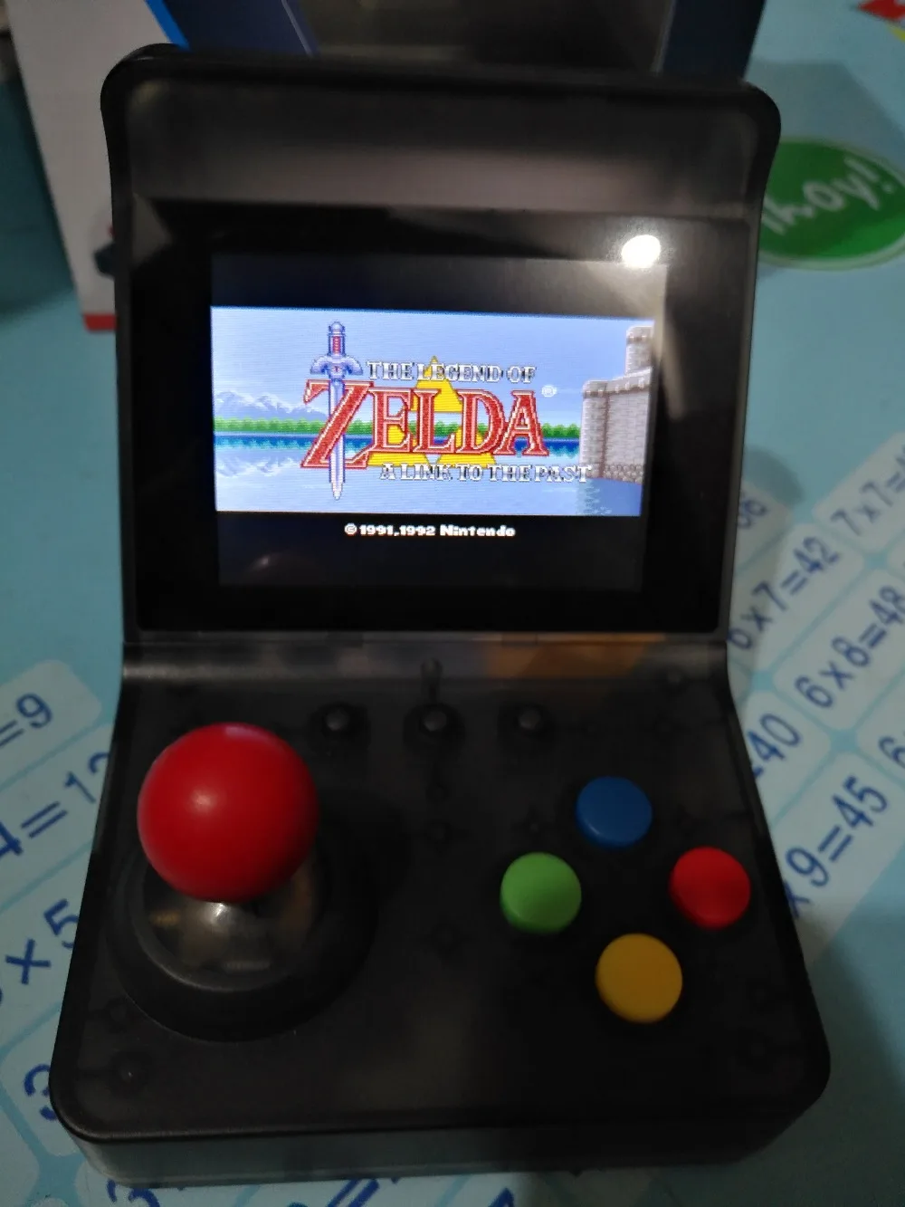 Ретро Мини Портативная аркадная игровая консоль встроенный 520 игр с TF слотом для карт GBA для Snes для Nes для Sega megadrive игр