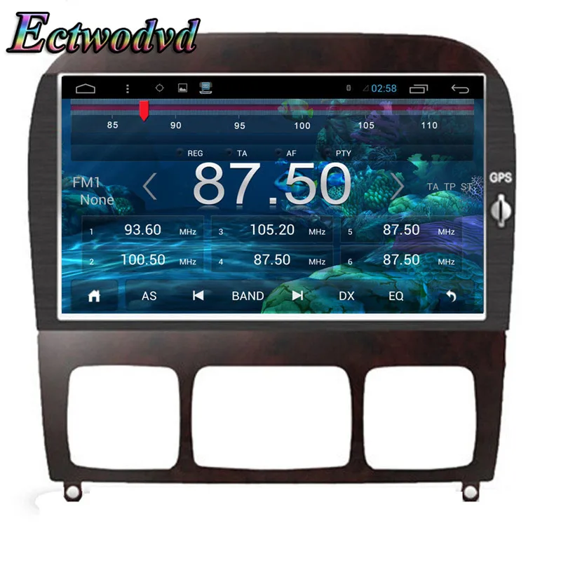 Ectwodvd Восьмиядерный Android 8 1 Автомобильная dvd навигационная система Радио для Benz S