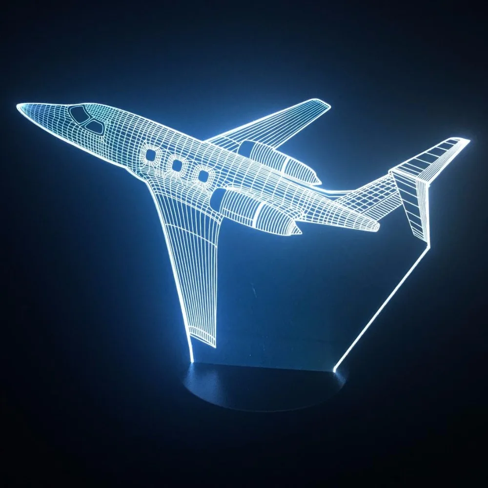 7 цветов изменить светодиодный 3D Jet Детские комплекты одежды с изображением