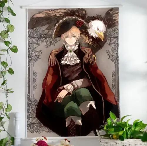 Axis Powers Hetalia APH домашний декор японский аниме настенный плакат прокрутка
