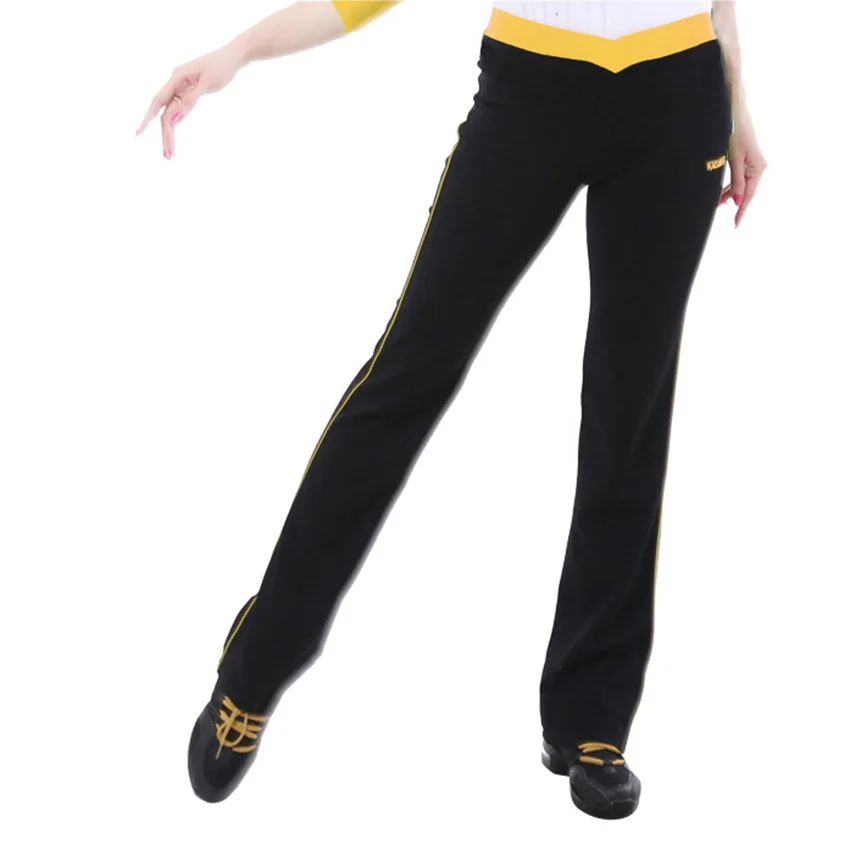 Free Shipping New Fashional Women Yoga Pants Soft Square Dance Fitness Sport Trousers Hot Sale DL 55 | Спорт и развлечения