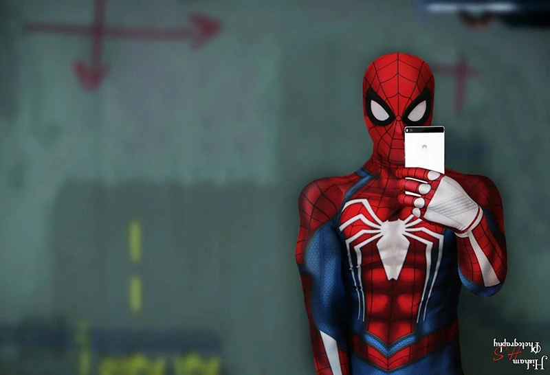 Новейший insomniac ps4 костюм Человека паука спандекс игра TASM Amazing spiderman для косплея