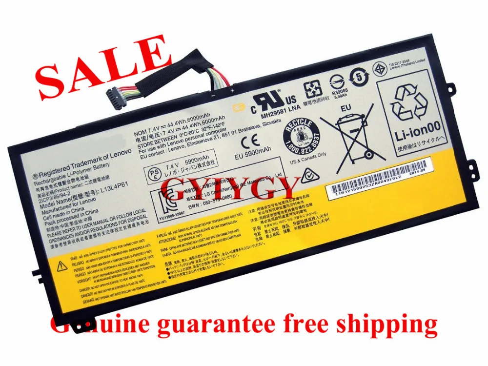 Аккумулятор L13L4P61 для ноутбука Edge 15 серии 80H1 L13S4P61 L13M4P61|battery for laptop|laptop batterybattery laptop |