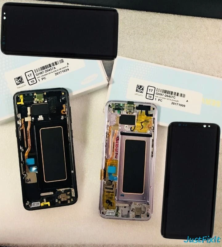 Качественный Оригинальный Для Samsung S8 G950F Plus G955F ЖК дисплей сенсорный дигитайзер в