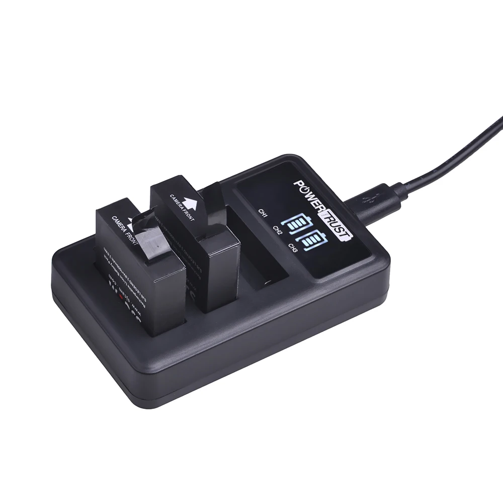 Оригинальный аккумулятор SJCAM SJ6 LEGEND 2X 3 8 В 1000 мАч светодиодный usb зарядное