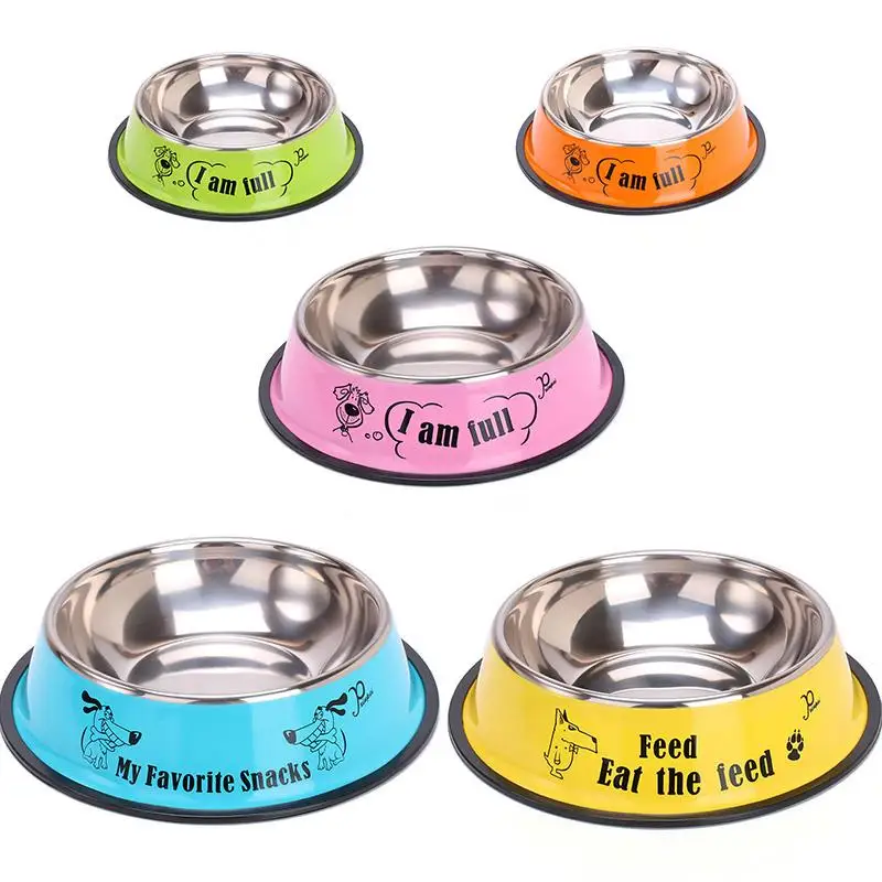 1 шт. 5 размеров цветная аэрозольная краска миски из нержавеющей стали для