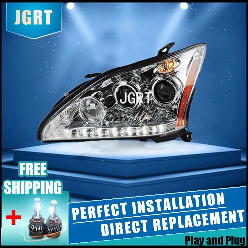 Автомобильный стайлинг фары в сборе 2004 2009 для Lexus RX350 douсил ангельские глазки