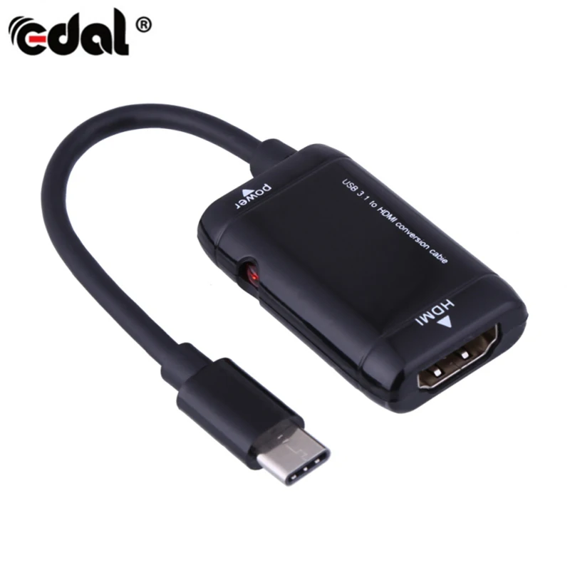 USB 3.1 TYPE-C To HDMI Adapter Cable 1080P Male Female Converter for MHL Function phones |