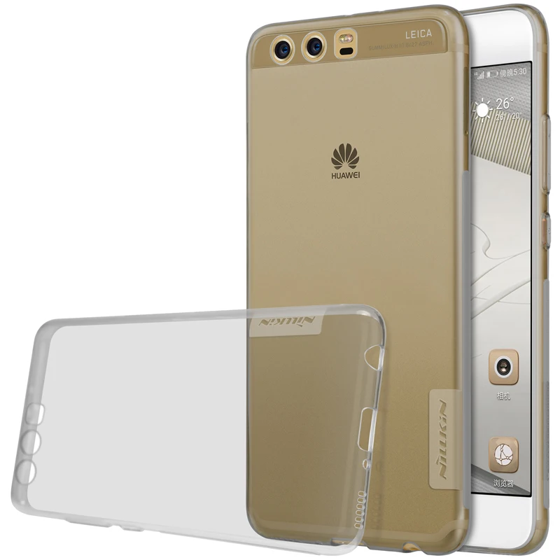 Для Huawei Honor P10 Case Силиконовые NILLKIN Природа Прозрачный Ясно Мягкие TPU Крышка Кремния