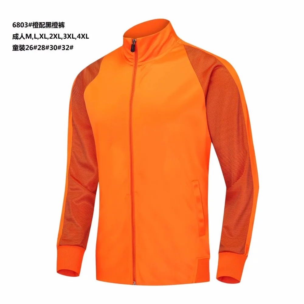 2018 футбол наборы Длинные рукава Бег куртка и спортивный костюм Штаны Обучение