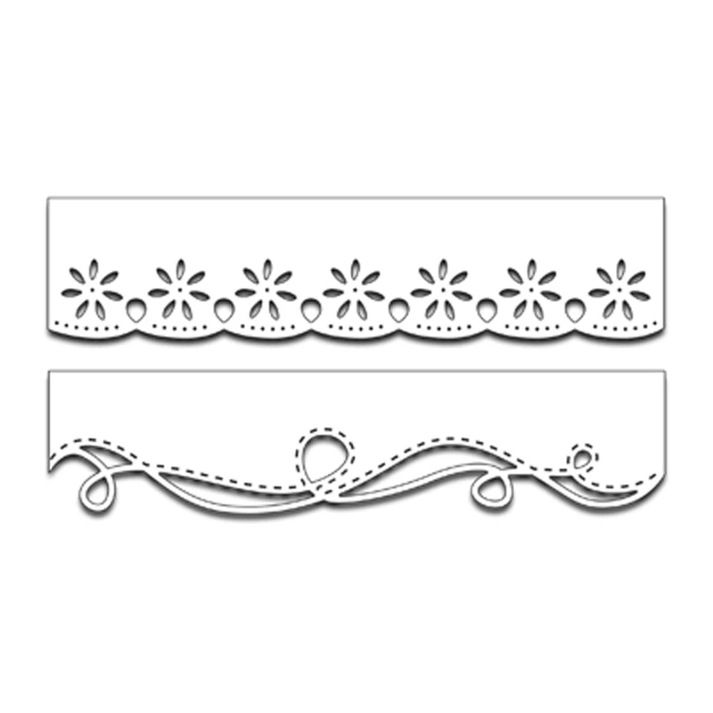 

Edge Pattern Metal Cutting Dies New Stencils for DIY Scrapbooking DIY Paper Cards Craft Making Decoration Embellishment