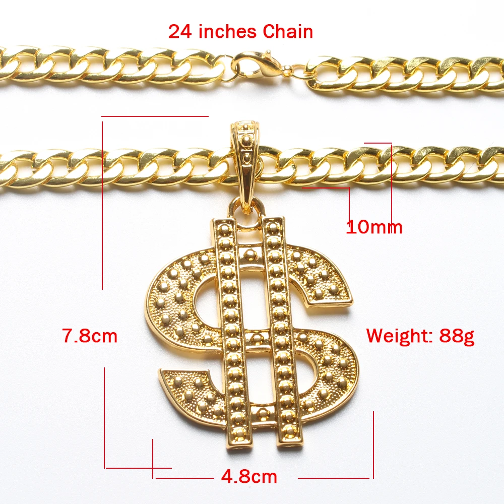 Хип-хоп ювелирные изделия доллар USD кулон ожерелье модное Хрустальное Состояние