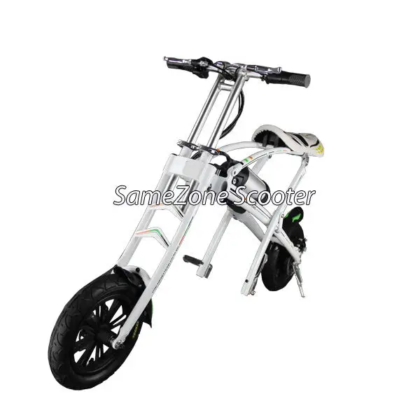 Портативный Электрический складной маневренный скутер для взрослых зеленый