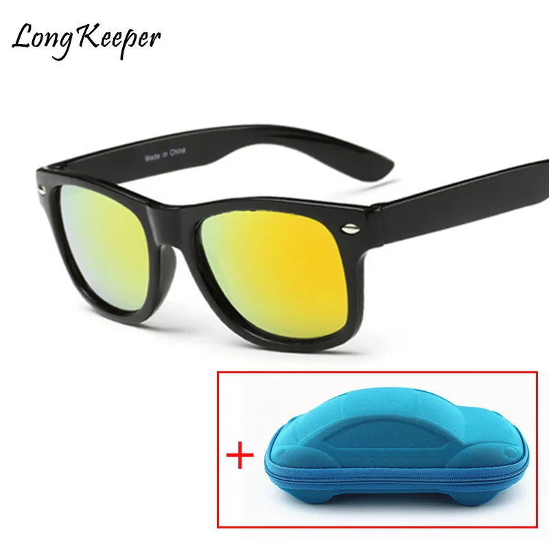 LongKeep солнцезащитные очки для детей крутые UV400 защитные PC рамка путешествий