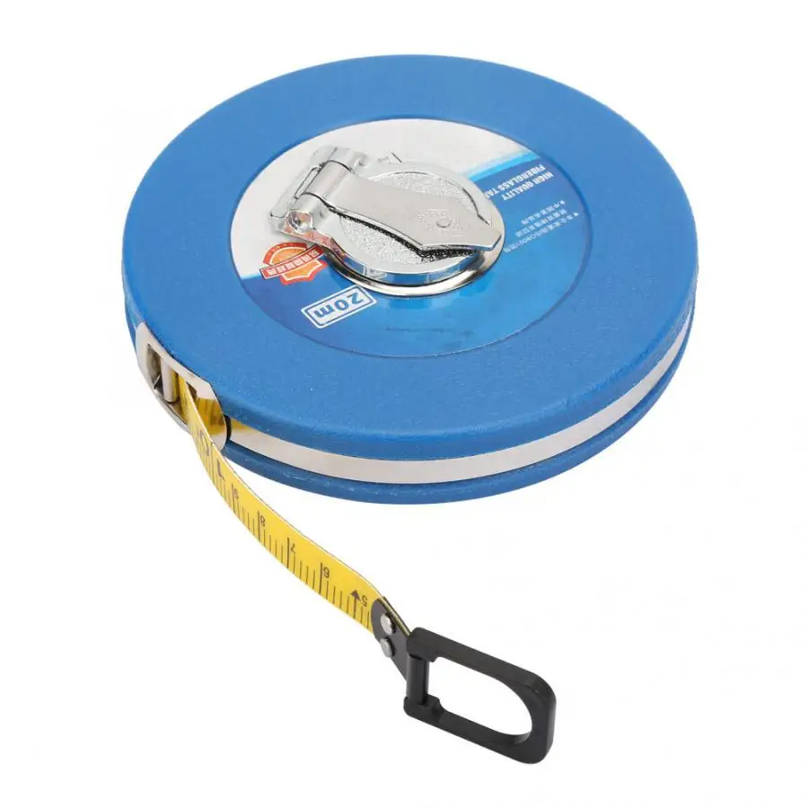 Retractable Tape Measure Surveyor Fiber Flexible Ruler Building Builder Measuring Tool | Инструменты
