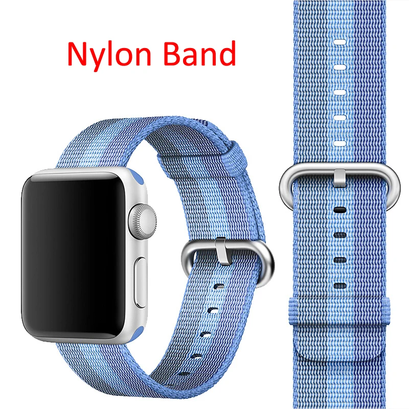 Спортивный ремешок для Apple Watch классический плетеный нейлоновый с пряжкой apple watch 4