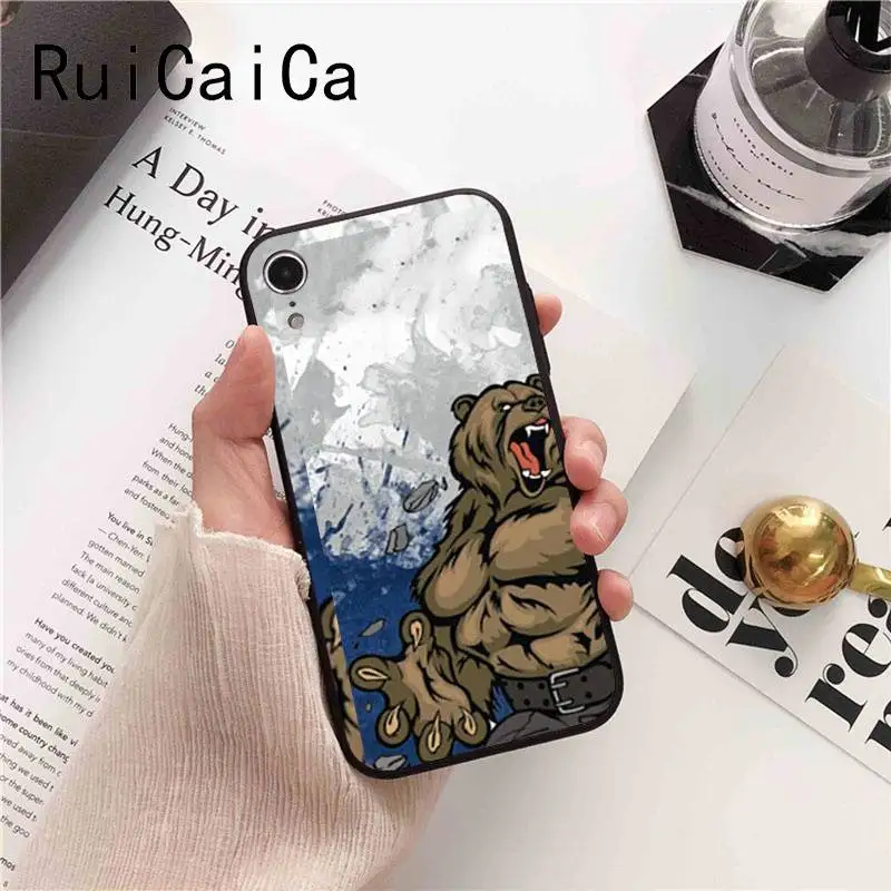 Ruicaica Russian flag national emblem Newly Arrived Black Phone Case for iPhone 8 7 6 6S 6Plus X XS MAX 5 5S SE XR Fundas Cover | Мобильные