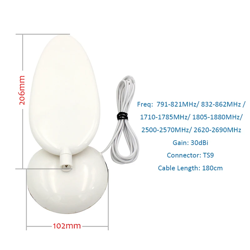 Антенна 4G LTE 3G разъем TS9 30Dbi роутер антенна с кабелем для Huawei ZTE модем|4g antenna|lte antenna4g