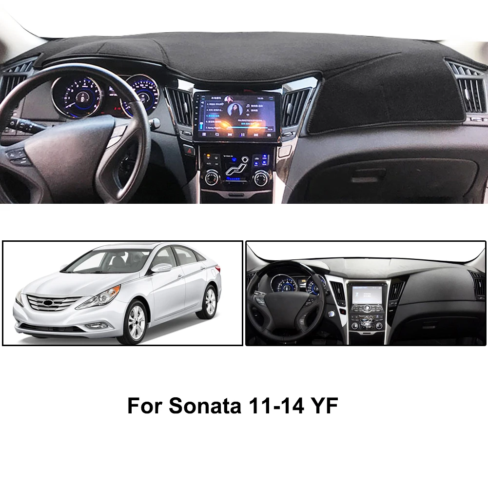 Коврик Xukey для приборной панели Солнцезащитный ковер Hyundai Sonata 2011 2012 2013 2014|carpeting