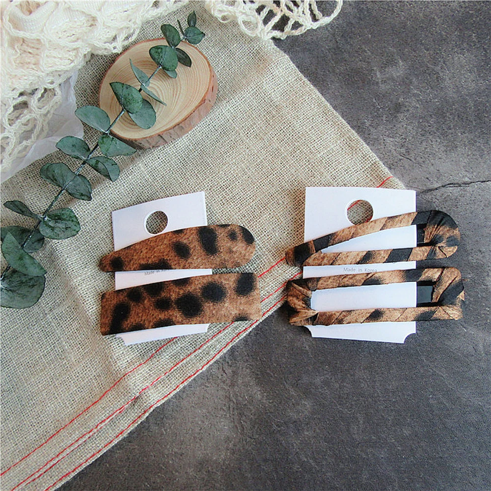 2 шт./компл. новые модные заколки в виде леопарда для волос зажим ювелирные