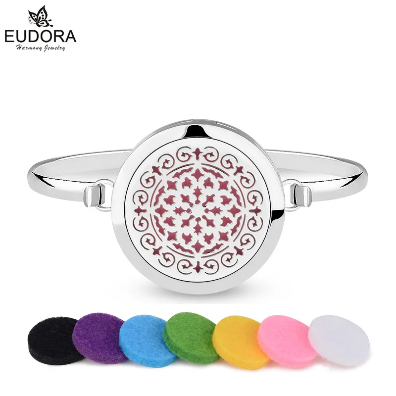 Новинка 2018 Браслет медальон для духов из нержавеющей стали 3 браслета 30 мм