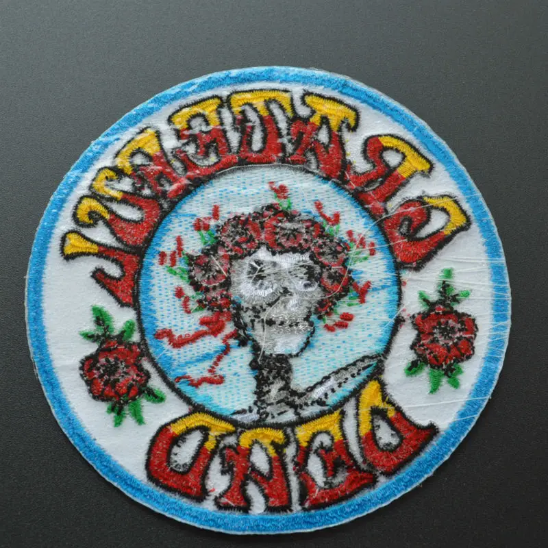 8 5 см &quotgrateful dead&quot череп нашивка аппликации мотоциклы для байкеров значок 1 шт. |
