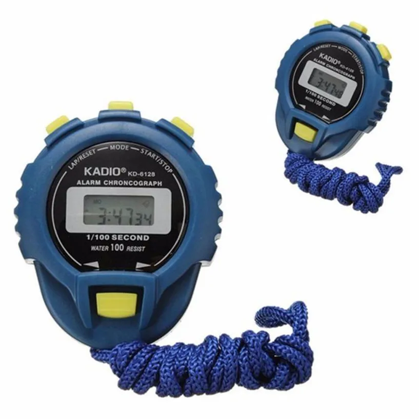 

LCD Chronograph Digital Timer Stopwatch Sport Counter Odometer Watch Alarm #250717