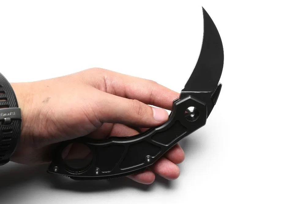 Волшебный Нож QM Claw M390 складной нож с лезвием титановый karambit охотничьи карманные