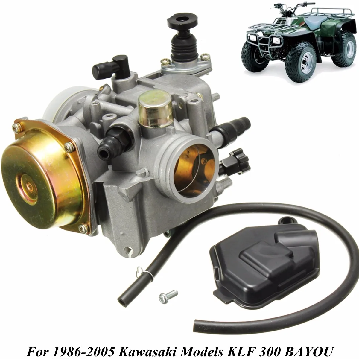 ZZP-K300343-05 4 тактный карбюратор арматура карбюратора для Kawasaki KLF 300 BAYOU ATV 1986-2005 15x12x11 см