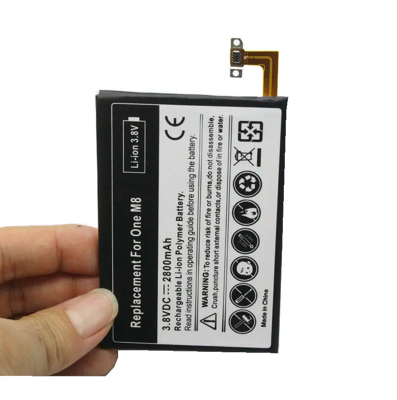 Ciszean 10 шт./лот 2800 мАч B0P6B100 BOP6B100 Сменный аккумулятор для HTC ONE 2 M8 Ace M8x One Max plus W8 E8 M8T